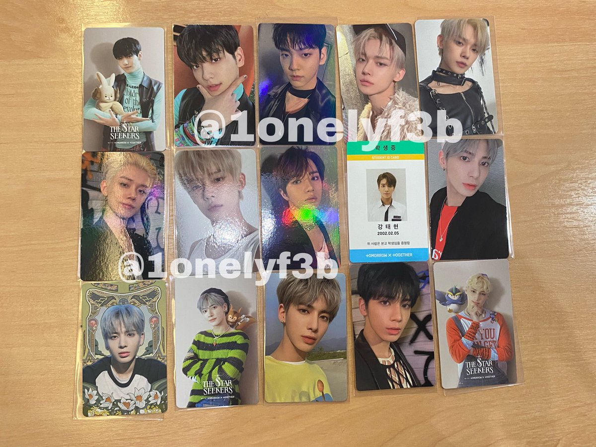 1onelyf3b's tweet photo. WTS | TXT 🇲🇾 (HELP ME RT 🥹🤍)

🌟no rush postage 
🌟price can nego if buy 3>
🌟prices excluding post
🌟wm rm8 em rm15
🌟DM for interested 🫶🏻

#pasarTXTmy #pasartxt #txt #wtstxt 
#txtpc ~
Tags: txt photocard  soobin yeonjun boemgyu taehyun hueningkai tomorrow by together https://t.co/j7lUm6lnrv