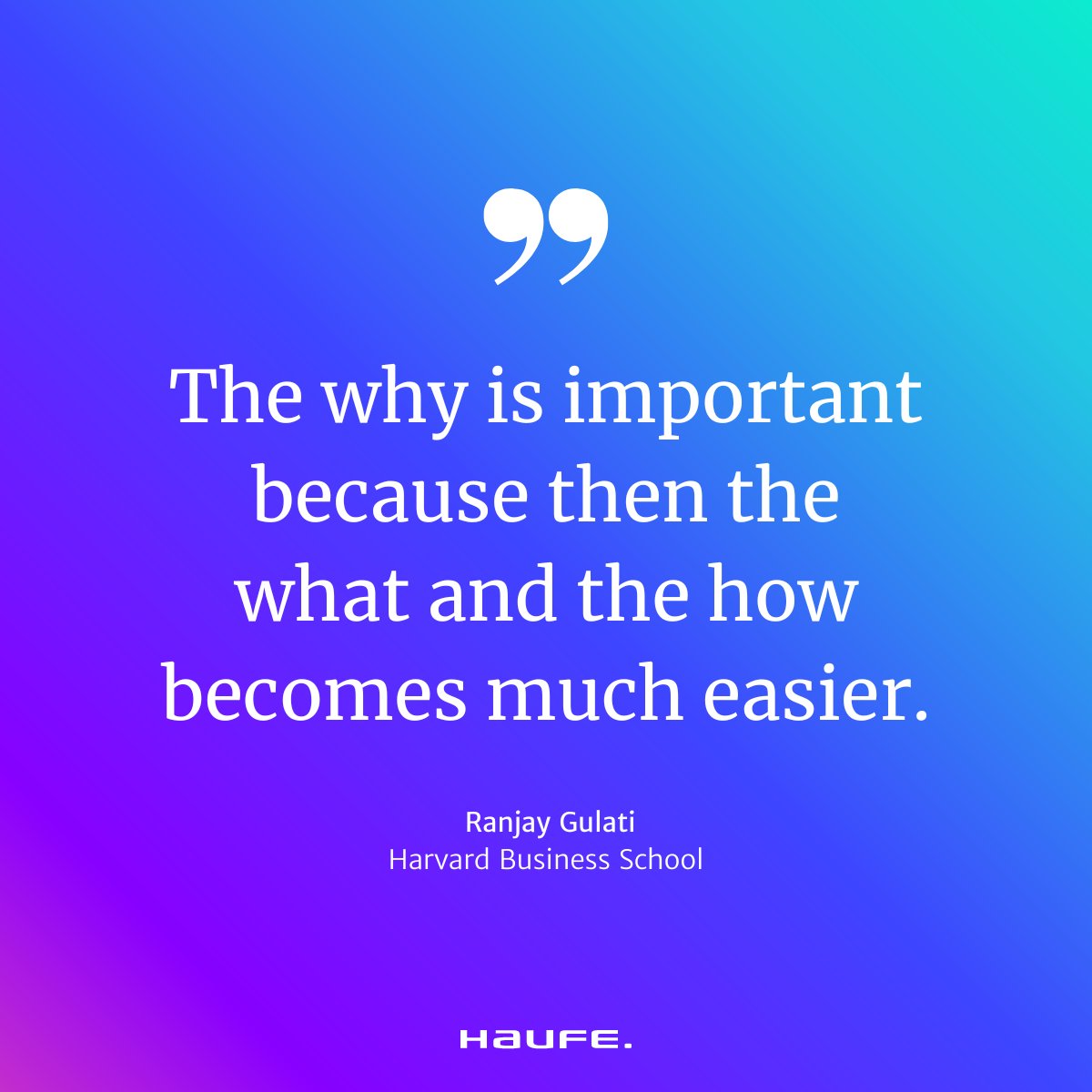 haufe's tweet photo. Bringen Unternehmen mit Purpose bessere Leistungen?
Das hängt davon ab, wie sie an das Konzept herangehen, sagt Ranjay Gulati, Professor an der Harvard Business School: https://t.co/vr8YGhuH6D
#Purpose #DeepPurpose #Sinn https://t.co/kVMbDQfqcZ