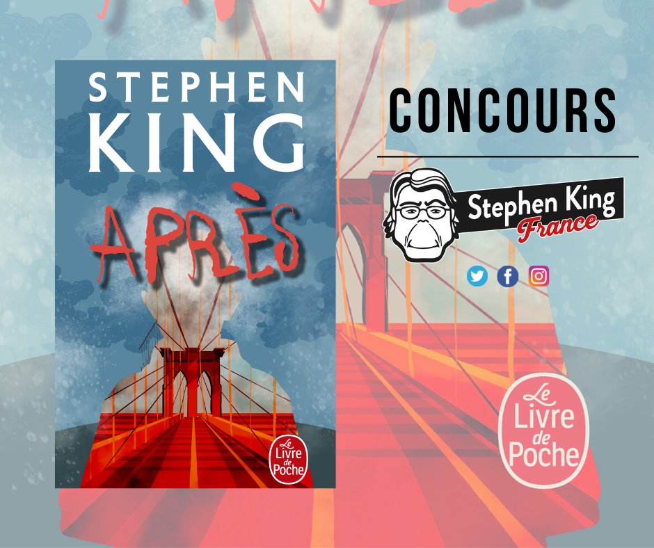 StephenKingFr's tweet photo. #Concours 🎁

Follow @StephenKingFr &amp; RT ce tweet pour tenter de gagner le nouveau roman de @StephenKing, "Après", publié le 1er février aux éditions @LivredepocheSFF ! 📕

Bonne chance ! 🤞🍀

D'autres sont à gagner sur Insta et Facebook 👉  https://t.co/f1zm4APvQx https://t.co/mJHpQ1J0sv