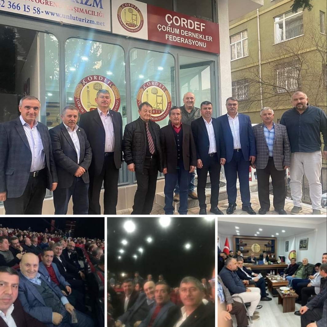 ''Çorum Dernekler Federasyonu'' nu ziyaret derek çalışmaları hakkında istişarelerde bulunduk.
Türkiye Yüzyılı