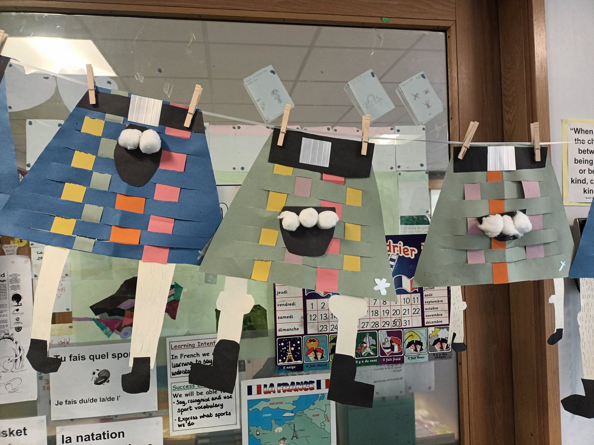 Buddies in P3 and P7 <a href="/greenbraeschool/">Greenbrae School</a> worked collaboratively to make our Scottish kilt decorations for the first ever Greenbrae ceilidh on Tuesday. Lots of excellent communication and creativity.🏴󠁧󠁢󠁳󠁣󠁴󠁿