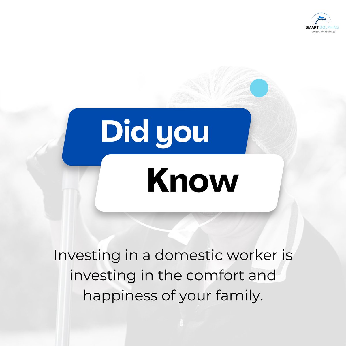 _smartdolphins's tweet photo. Happy Monday Smarties!!!

Investing in a domestic worker is more than just about hiring someone to take care of household chores, it's about creating a comfortable and harmonious home environment. #smartdolphinsconsult #abujadomesticworker #abujadomesticstaffrecuiters https://t.co/Qo9gpiDsGl