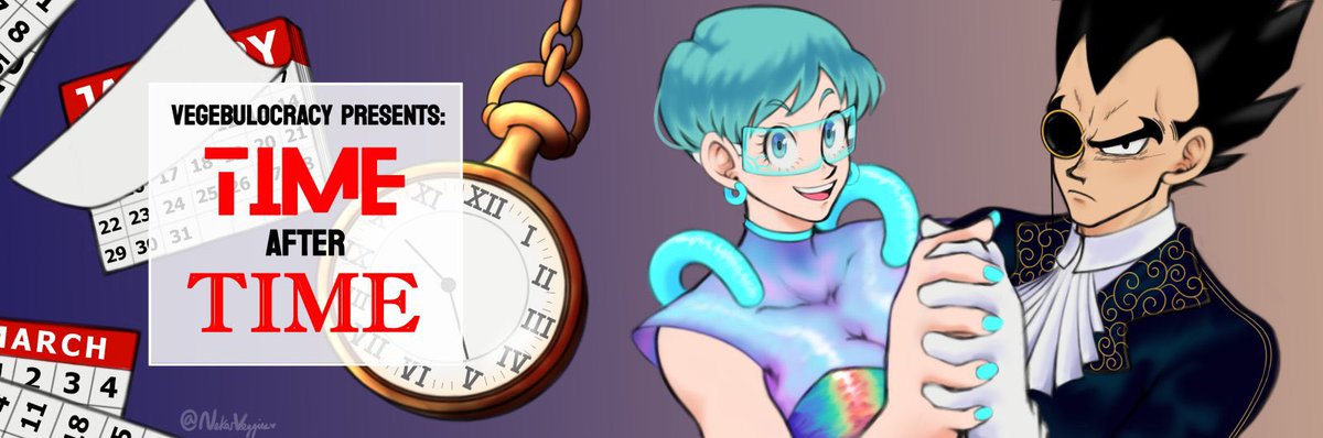 vegebulocracy's tweet photo. Time keeps on slipping, slipping, slipping - but Sign-ups are now open!

Click here to sign up https://t.co/qPaWPAkd8O

Join our discord and read the event info on our carrd: https://t.co/6xF0StzEoO

(Banner by @NekosVeggies)

RTs are appreciated 

#VBTimeAfterTime #vegebul https://t.co/2DbtvEN3RJ