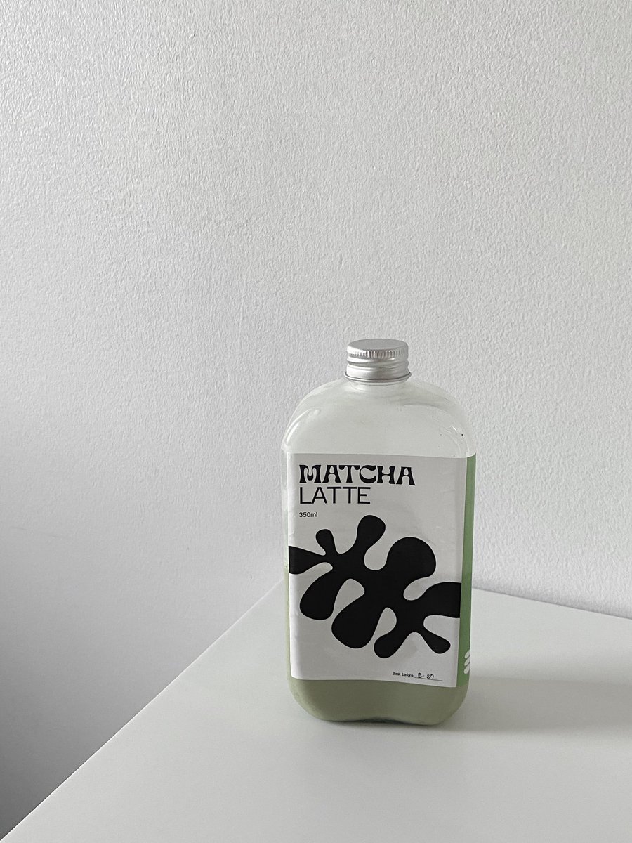 fave FAVE! matcha latte is now bottled :")