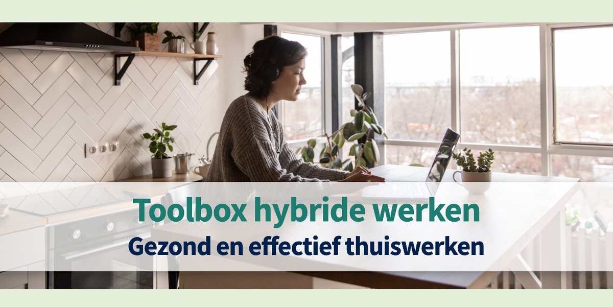 Thuiswerken is voor veel mensen dagelijkse kost. De toolbox Hybride werken van <a href="/TNO_nieuws/">TNO Nieuws</a> en  <a href="/MinisterieSZW/">Ministerie van Sociale Zaken & Werkgelegenheid</a>  geeft handvatten en informatie om effectiever, gezonder en fijner hybride te werken. Ook voor #bedrijfsartsen interessant bit.ly/3YaawpI  #gezondwerk #thuiswerk