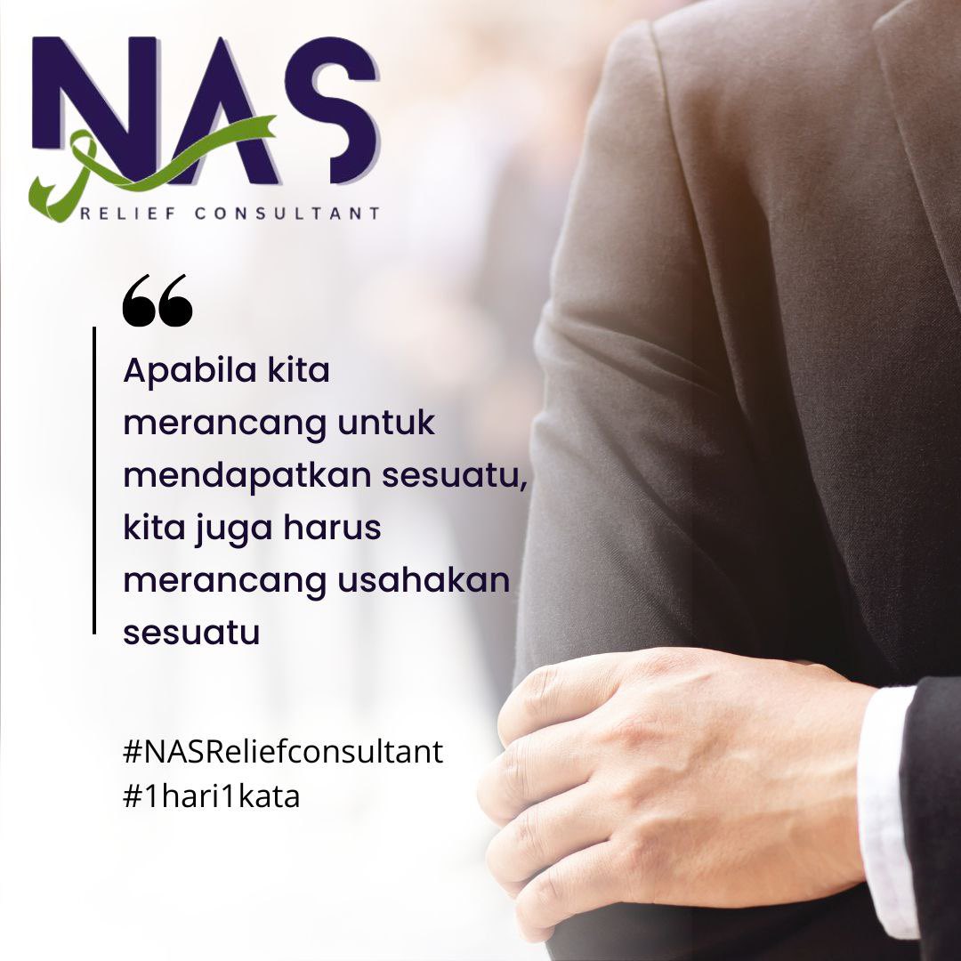 NasRelief's tweet photo. Jangan pernah putus asa atas usaha dan ikhtiar. 

#NasReliefconsultant #1hari1kata
#mesrakaunselor #beyourself #loveyourselffirst #counsellingservices #counsellors #CariBahagia #yangterbaikbagimu #nasrelief https://t.co/jX3x9U94vz