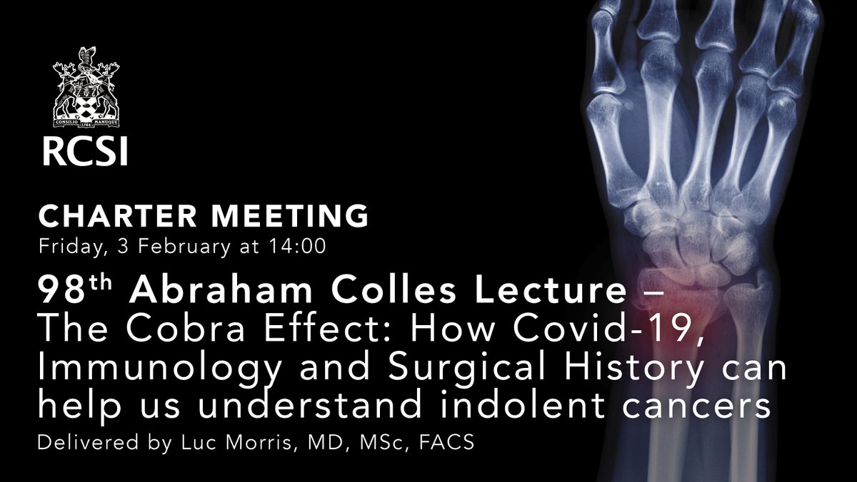 RCSI (@rcsi_irl) on Twitter photo #RCSICharter Meeting has got off to a great start!
You can still register for events taking place later this week including the 98th Abraham Colles Lecture delivered by Dr Luc Morris from <a href="/MSKCancerCenter/">Memorial Sloan Kettering Cancer Center</a>.
#CPD available for all sessions. Join us ➡️rcsi.com/dublin/news-an… #RCSICharter Meeting has got off to a great start!
You can still register for events taking place later this week including the 98th Abraham Colles Lecture delivered by Dr Luc Morris from <a href="/MSKCancerCenter/">Memorial Sloan Kettering Cancer Center</a>.
#CPD available for all sessions. Join us ➡️rcsi.com/dublin/news-an…