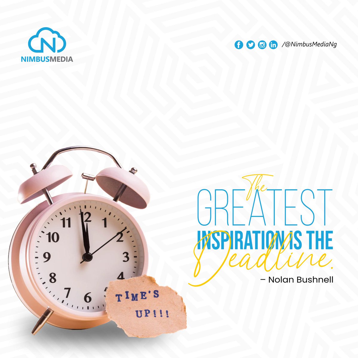 NimbusMediaNG's tweet photo. To those of you in the “Wait till the 90th minute to submit anything” group chat, we see you👀
Have a great week ahead.
#nimbusmedia #advertising #mondaymotivation #quotes #adquotes #mediaadvertising #ooh #doohadvertising https://t.co/YKL4v9GQEW