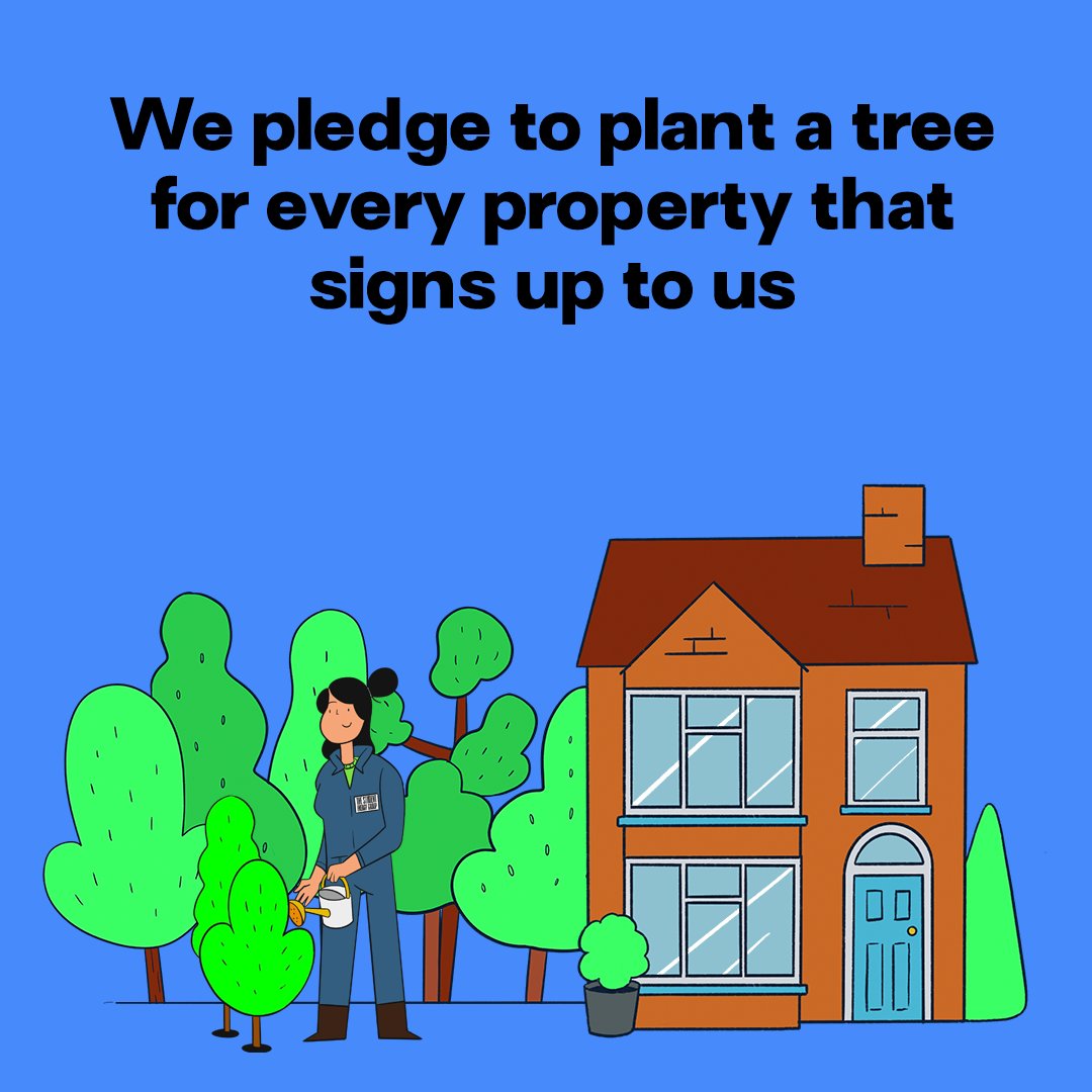 #Motivationmonday January is almost over but there's still time to make a change #fortheplanet 🌏 We're continuing with our pledge to plant a tree for every property that signs up to us. What #ecofriendly changes are you making in your life? 😊