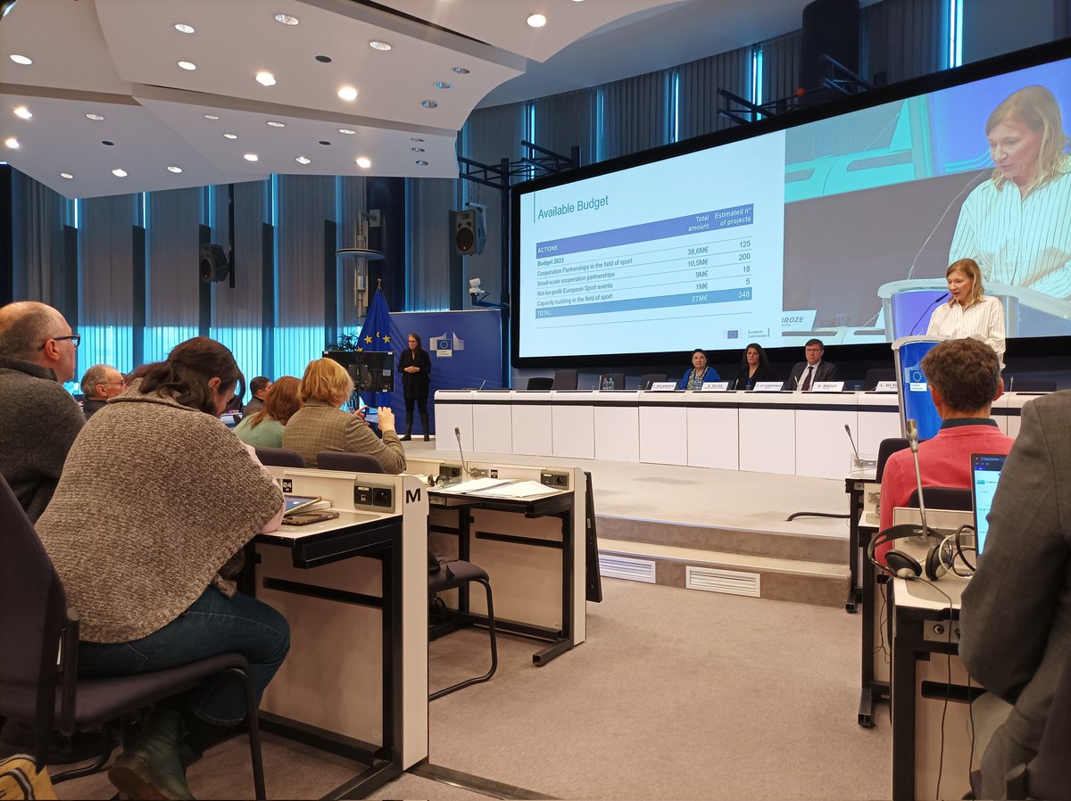 Today we are at the #ErasmusPlus #SportInfoDay ⚽ organised by @EuSport 🇪🇺 at the #EUCommission
👏🏽
It is great to connect face-to-face with great partners and meet some new ones 💚 

#Sport4Development #SportForAll #SportForGood