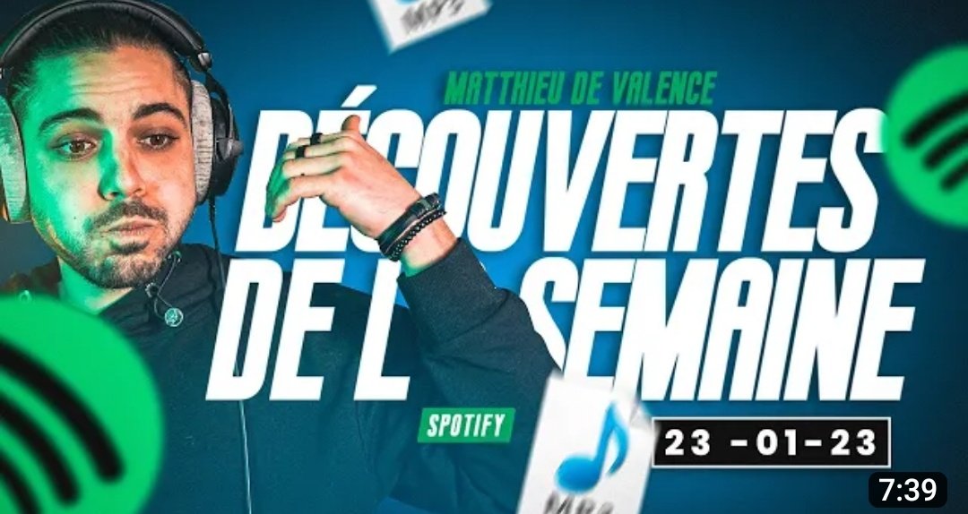 Matthdeval's tweet image. Et boom ! On continue les découvertes de la semaine Spotify ! Viens te poser 5 min là ! 
youtu.be/RHjdsScxXoM