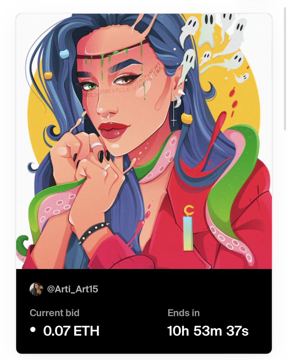 Gm☀️

The auction has started😍 

Wow I just saw 🙀🔥 thank you so much dear @jos3lgd for appreciating my art!!🙏🏻🥰 

Nice start to the week✨