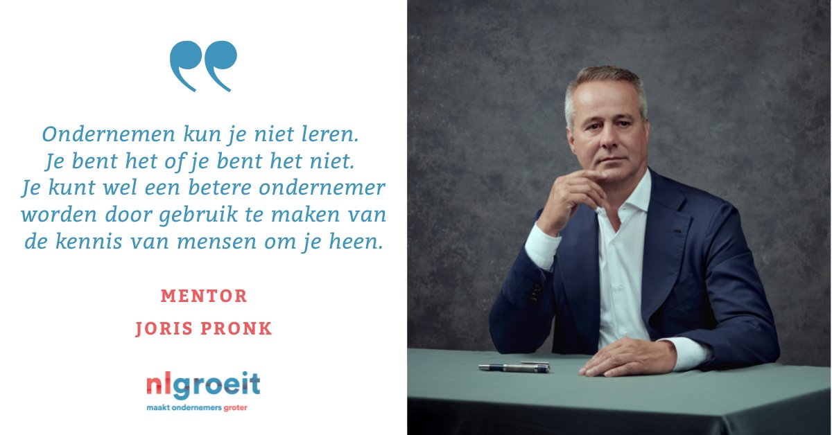 Nieuwe week, nieuwe #nlgroeit #mentor! Maak kennis met #ondernemer Joris Pronk:
ow.ly/iSn350MEczN

#ondernemer #transformatie #groeimentor