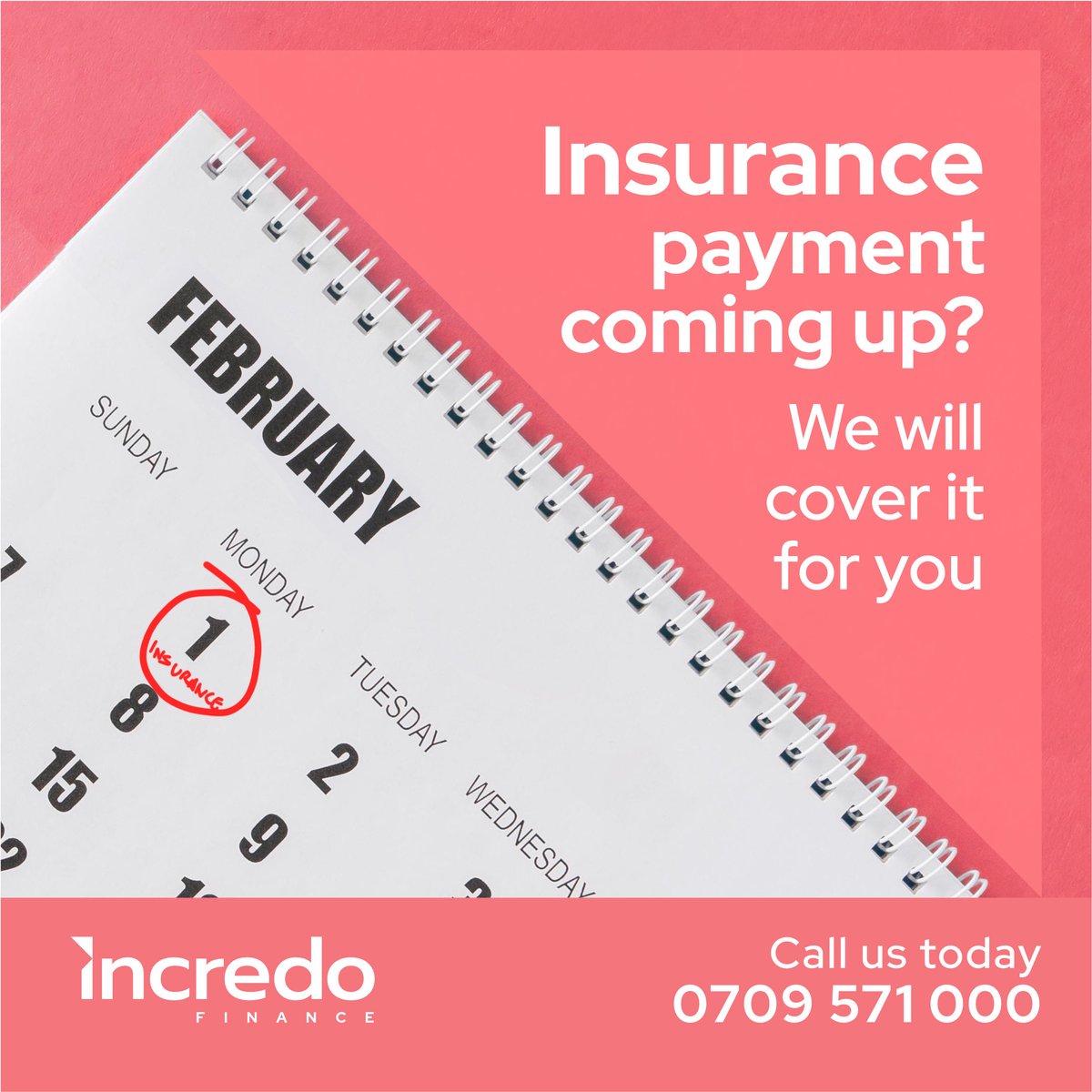 incredofinance's tweet image. Kaa Chonjo! Ensure you are covered today to avoid being penalized. Renew your insurance with us for affordable monthly installments of up to 12 months.

Reach us on 0709 571 000

#CreditTheIncredible #InsurancePremiumFinancing #CarInsurance #MedicalInsurance #GeneralInsurance