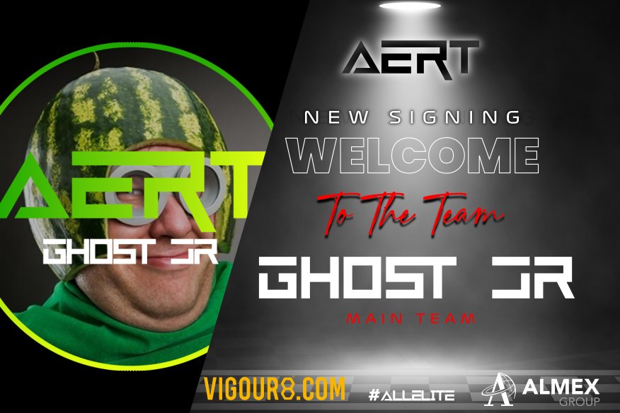 NEW SIGNING | <a href="/Gh0stsSr/">Ghosts</a> 

Being a very fast and promising driver in ABE we are excited to see him join our team 💪 

#ALLELITE
