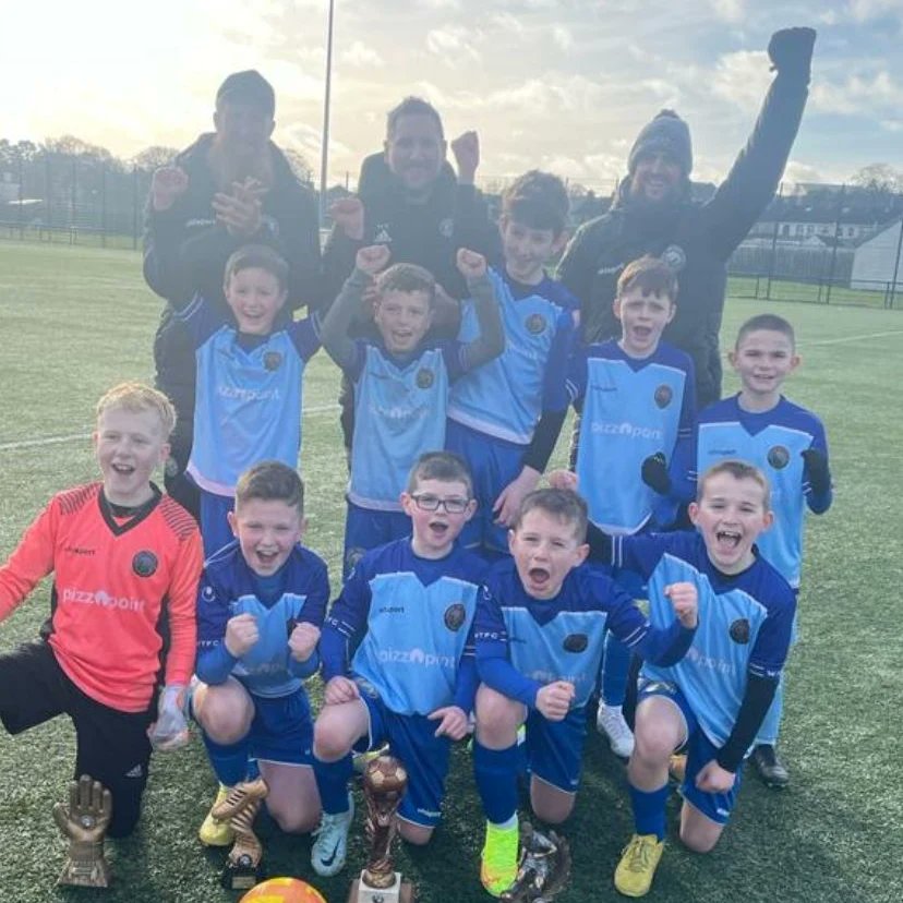 thepointfc's tweet photo. Well done to our ABC 2013 squad on winning the Banbridge Rangers Winter Tournament!🏆

The boys are developing well and loving their football⚽️ https://t.co/0qUfLmUnvv