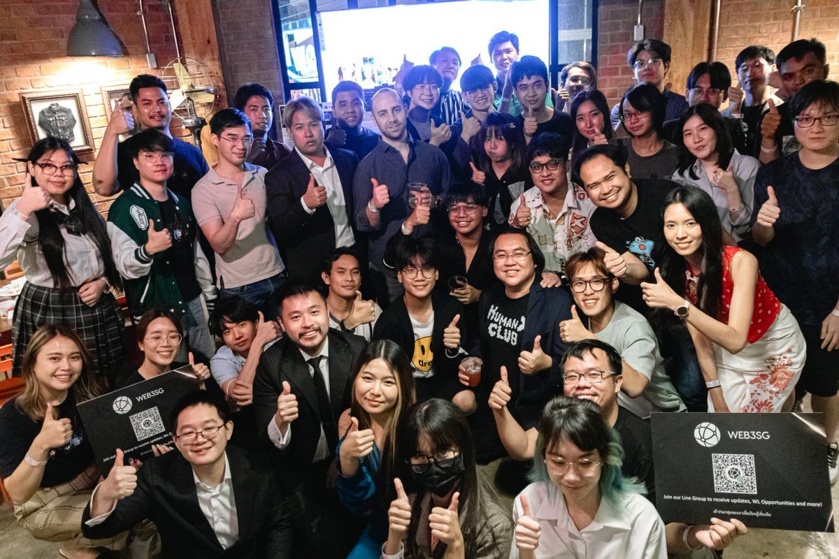 Team <a href="/web3sg/">WEB3SG</a> just did our first Thai community meet up and community building with <a href="/Stockerdao/">Stocker DAO | !! Sold out !!</a>

Can't wait to see what happens next!
Sah wah dee khrap!