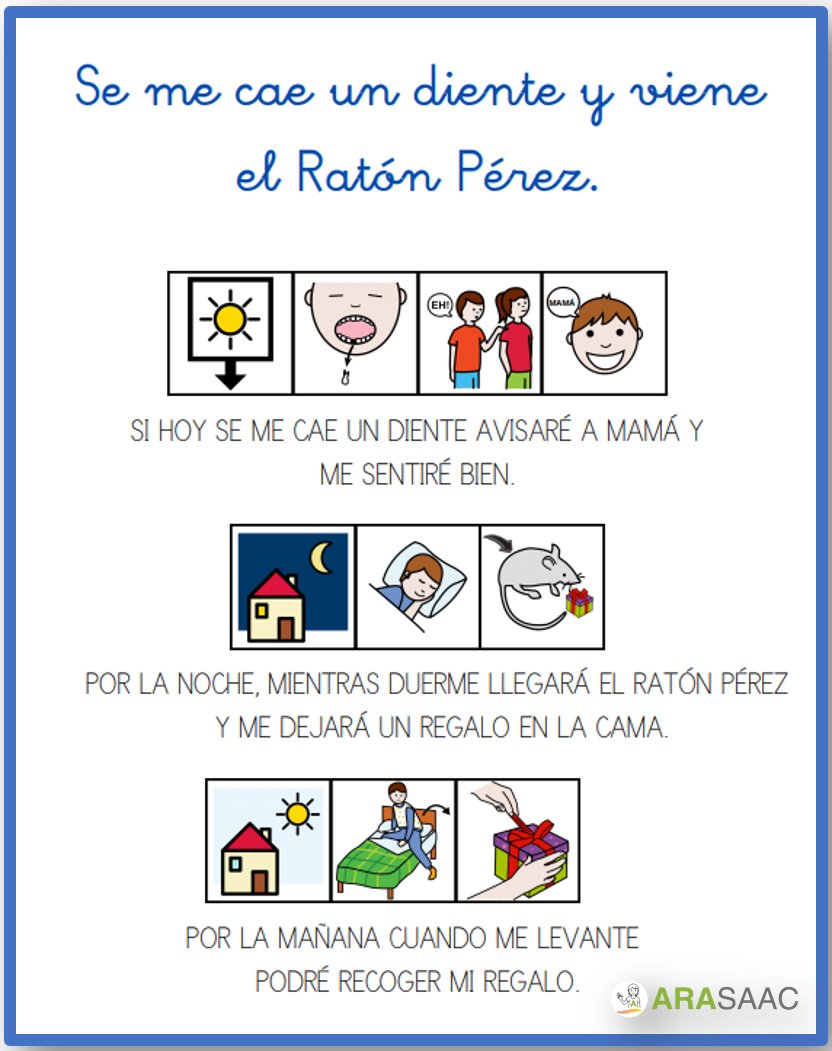 arasaac's tweet photo. 🦷🐭🌃"Historia social: Ratón Pérez"🤩con #pictogramas de ARASAAC.
🖱Descargar el cuadernillo desde ARASAAC:
➡🖥https://t.co/Gh1pbxFfpD
➡🖥https://t.co/KnnF4lrmP2

👏¡¡¡Muchas gracias, Samuel, por compartirlas con ARASAAC!!! https://t.co/JBYf1XrzHM