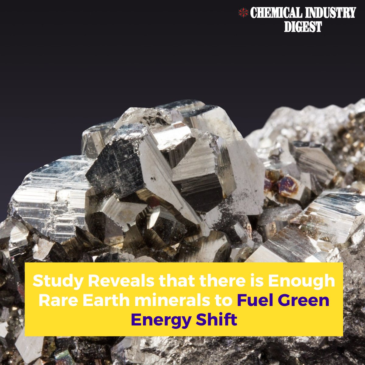 The world has enough rare earth minerals and other critical raw materials to switch from fossil fuels to renewable energy to produce electricity and limit global warming, according to a new study.

#greenenergy #rareearth #minerals #study