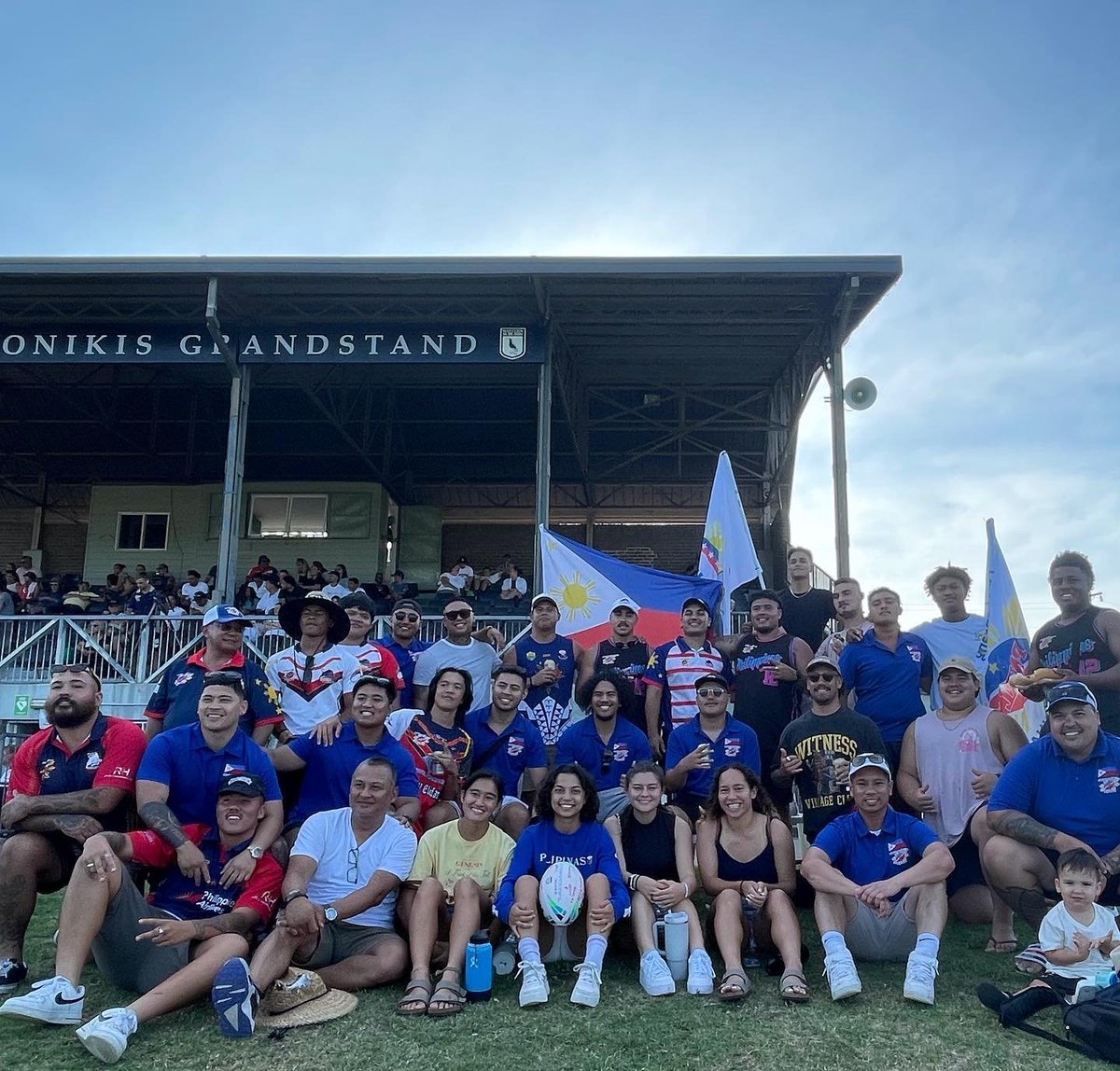 PilipinasWNFT's tweet photo. When Filipinas meet Sampaguitas! 

@evamadarang, @CarleighFrilles, Anicka Castañeda and Malea Cesar were guests of the Pambansang Ragbi Liga Ng Pilipinas in an international test match and were presented with a signed Steeden ball.

We are honored and we wish the team good luck! https://t.co/JcsQtOgDRr