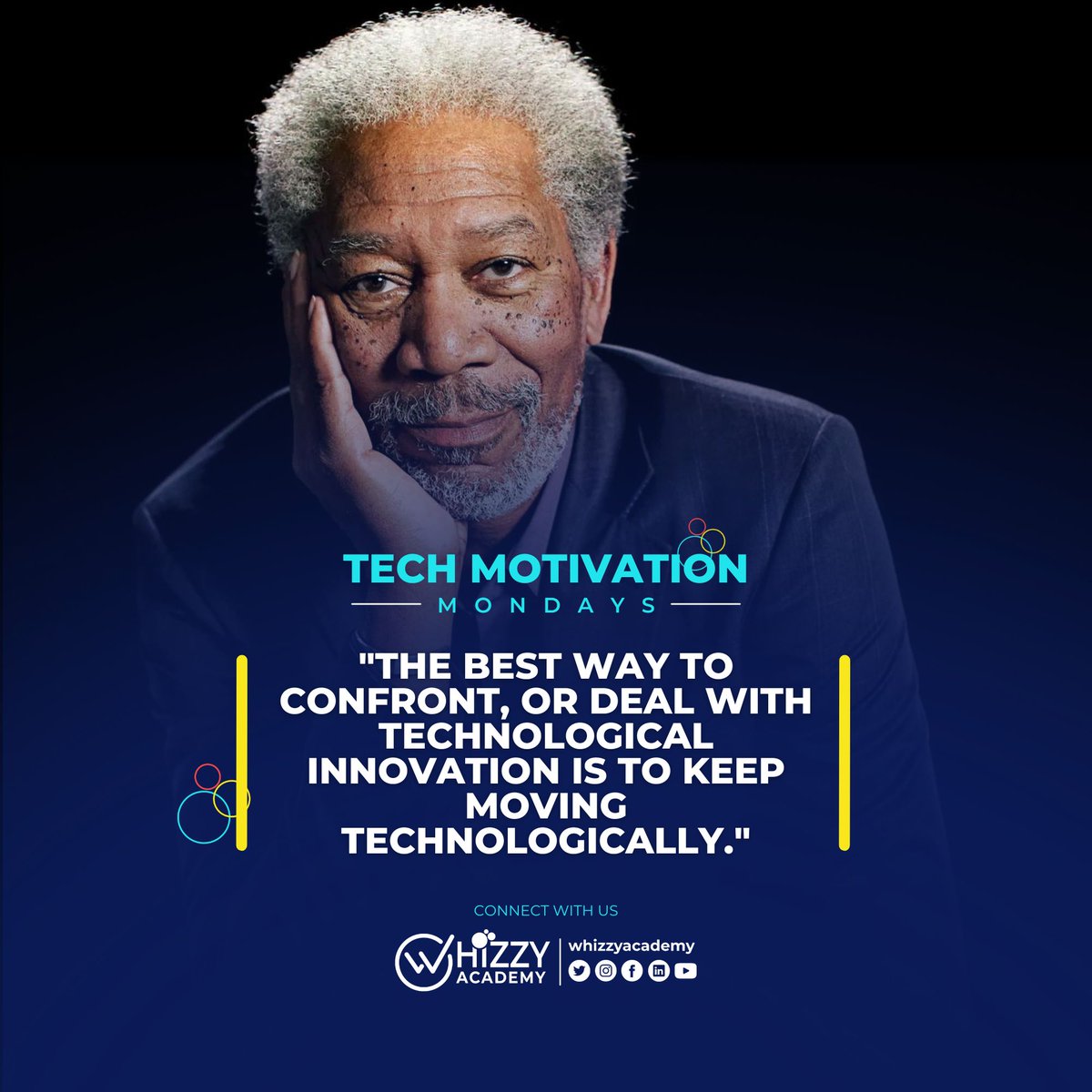 WhizzyAcademy's tweet photo. Are you ready to move into tech?
Type "Yes" and receive assistance from whizzy academy team right now on your next step😃.
.
.
Share post to tech lovers as well
#whizzyacademy #digitaltraining #digitaltrainingcenter #motivationalquote #startweek #morganfreemanquote #tech https://t.co/k4rItdtxEZ