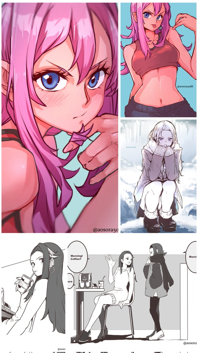 #今月描いた絵を晒そう
#絵柄好みって人にフォローされたい 

まあまあ、描いてた 