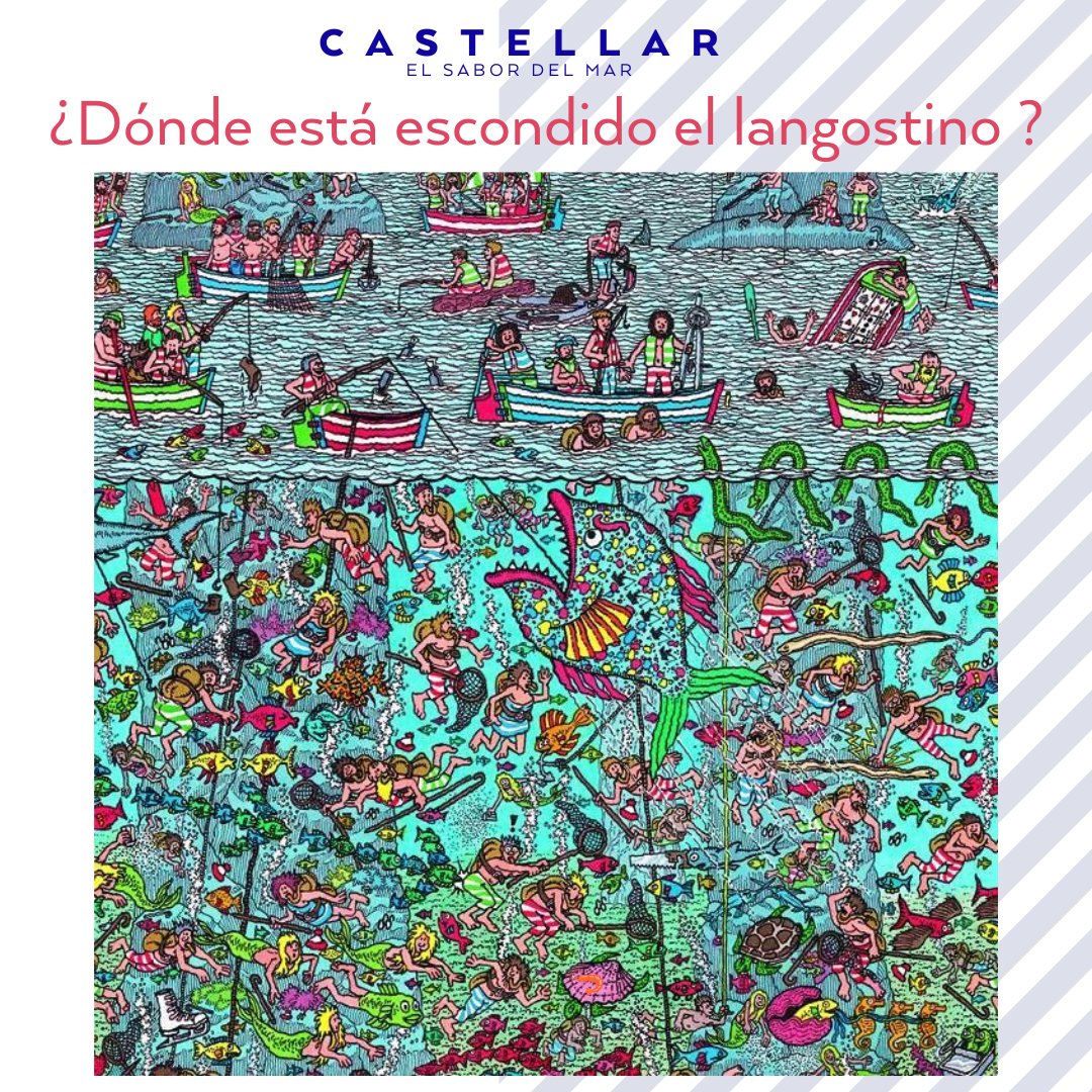 👁👁¿TE GUSTAN LOS MISTERIOS?😉 ¡Juega con #MariscosCastellar a encontrar un pequeño #langostino oculto en este #mar!🦐

⚠️¿Serás capaz de encontrarlo? 
Posdata: no hagas trampa y leas los comentarios antes de jugar.
#MariscosCastellar #ElSaborDelMar #acertijos #food #realfood