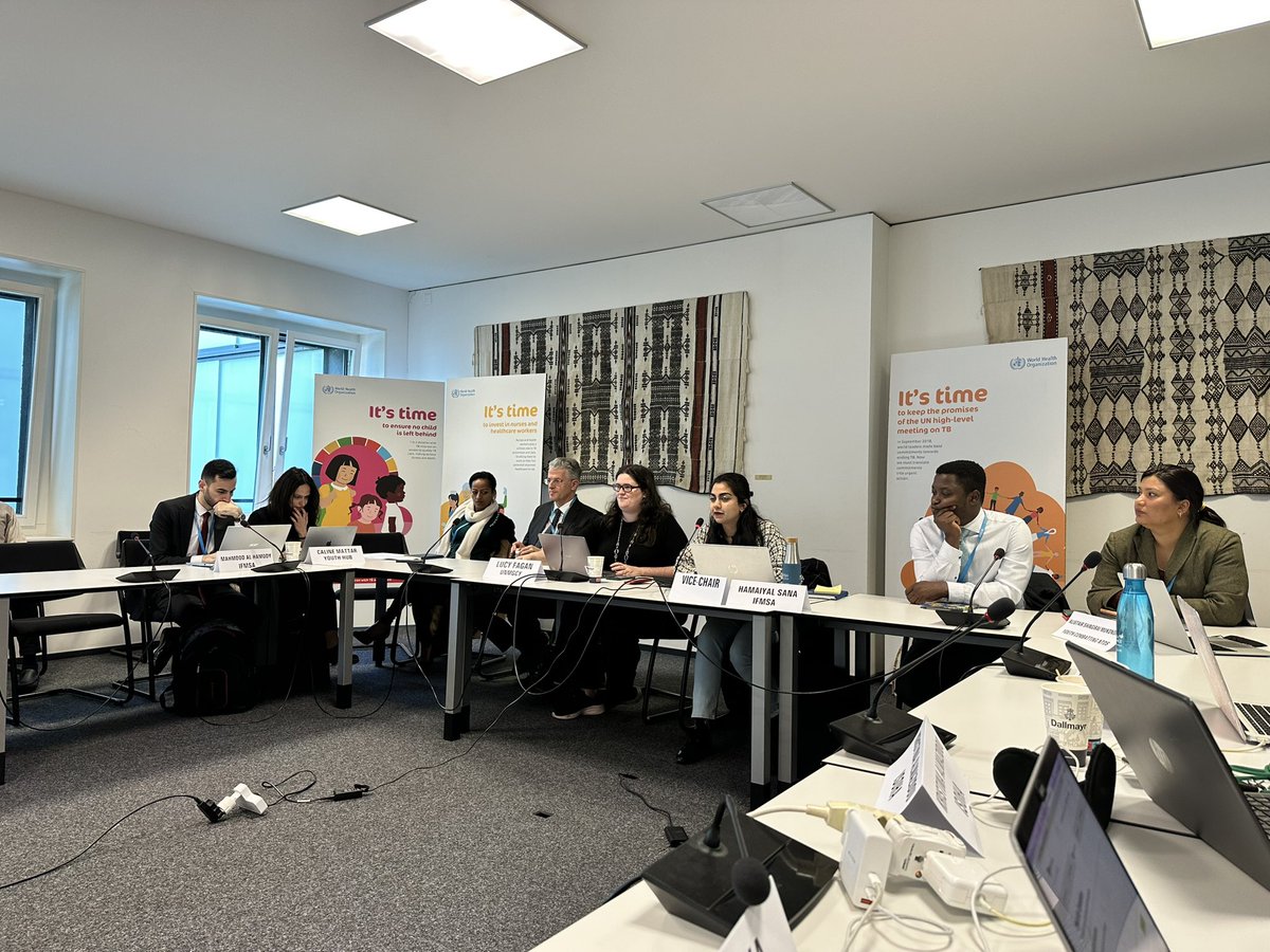 brianwong_'s tweet photo. #WHOYouthCouncil is watching the #EB152 opening session tog. w/ @WHO #YoungProfessionals!
We’re pleased to have received a shout-out from EB Chair Dr. Vesna Petrič &amp; @DrTedros, emphasizing the importance of meaningfully engaging w/ #CivilSociety &amp; #Youth to achieve #HealthForAll! https://t.co/4ZcW8gRazk