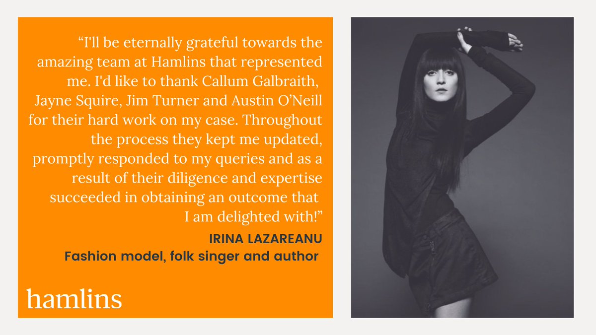 We are thrilled to have reached a successful outcome for our client, Irina Lazareanu, in her claim against News Group Newspapers #mediadisputes #medialaw #HamlinsLLP