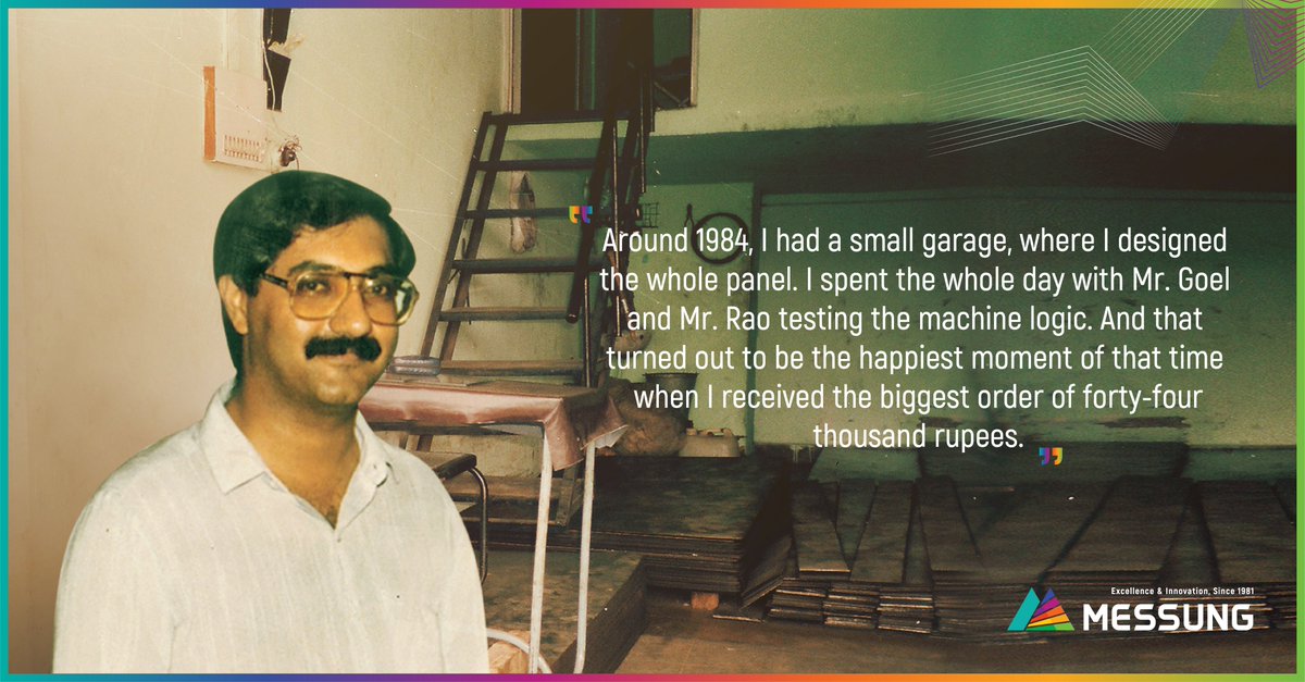 MessungSystems's tweet photo. Mr. Farook's journey to 42 years of legacy began with efficient resource management when he designed and built the entire panel in his garage. The perseverance to get things done landed the first biggest order for Messung Systems, and the rest is history.

#sucessstory #messung https://t.co/IREaWIhHiP