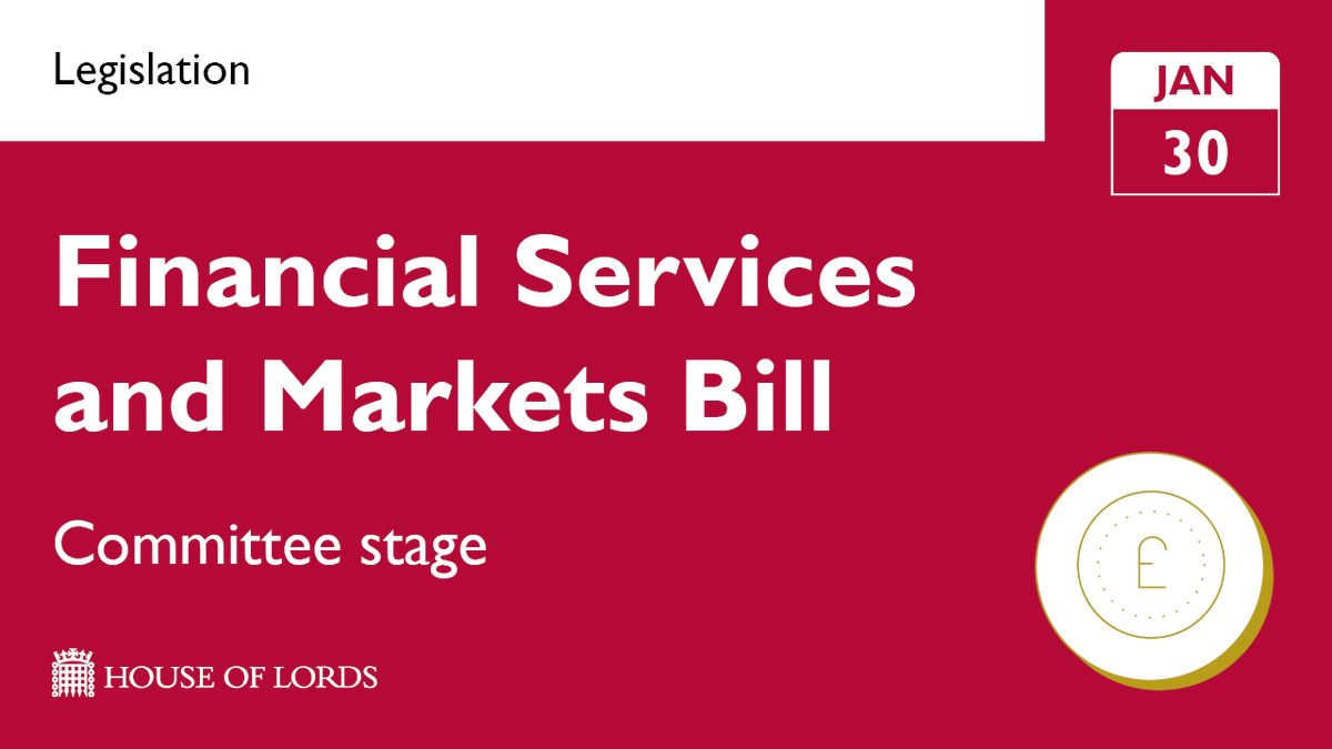Financial Services and Markets Bill committee stage