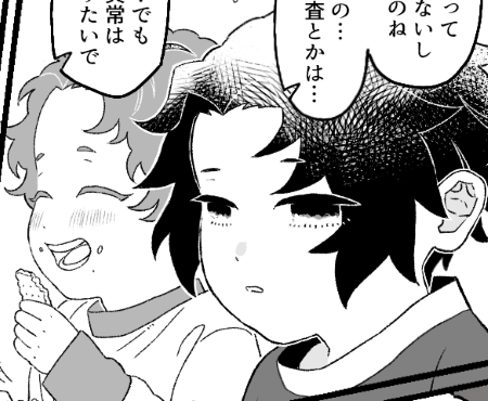 進捗 忙しすぎて推し(手前側バブ)みたいな表情になってる 