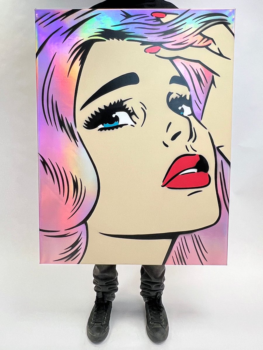 HenarchGallery's tweet photo. Once in a while an artist comes along with the natural ability to create ripples in the art world. Rich Simmons is one such artist.

“Reflecting Pink Holographic” (2021)
Spray Paint over Holographic Canvas
40” x 30”  

@richsimmonsart 
#artgallery #painting #henarchgalleries https://t.co/EFnd89TRaZ