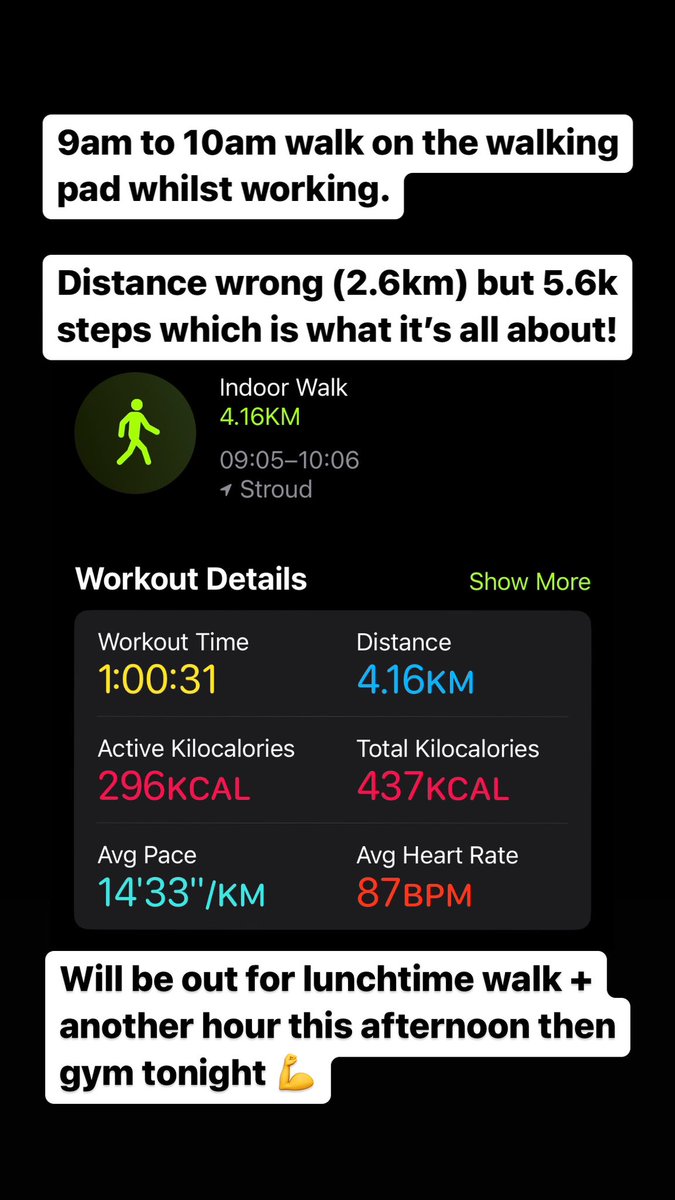 GBmfg_Neil's tweet photo. An hour’s shuffle on the walking pad this morning at work. Liking it…so far a good investment.
#WalkingPad #exercise #WalkingWhileWorking https://t.co/6qJq1ZxQsO