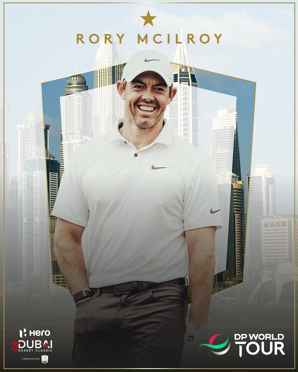 . <a href="/McIlroyRory/">Rory McIlroy</a> wins his third Hero Dubai Desert Classic 🏆 

#HeroDDC | #RolexSeries