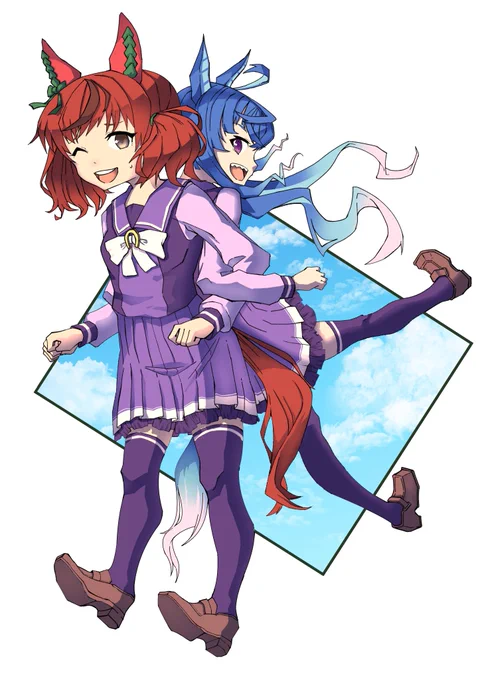 タボチャ#ウマ娘 #ナイスネイチャ #ツインターボ 