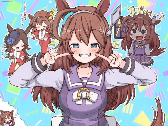 今月も沢山描いた 対あり
 #今月描いた絵を晒そう  #ウマ娘 