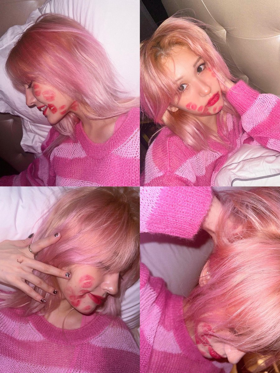 wntrult's tweet image. GISELLE KISSED SOMI??!!!