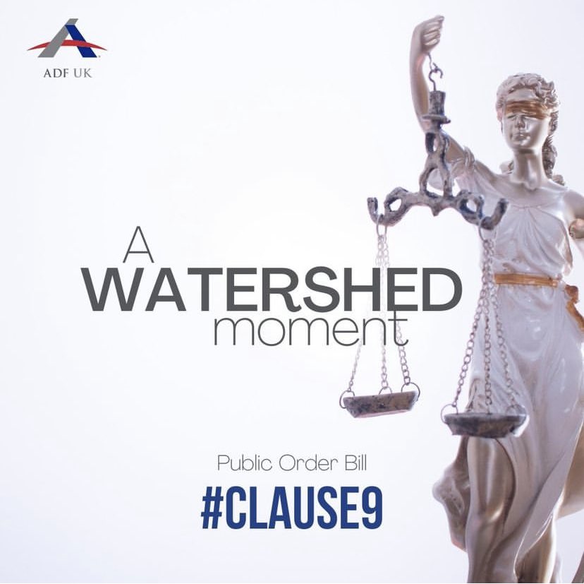 ADF_UK's tweet photo. TODAY:
1) Westminster will debate the Public Order Bill. #Clause9 would criminalise offers of help and even silent prayer in the streets near abortion facilities
2) @LoisMcLatch will join a roundtable discussion at @ScotParl, who are also considering enforcing censorship zones https://t.co/AUhql1ZOxl