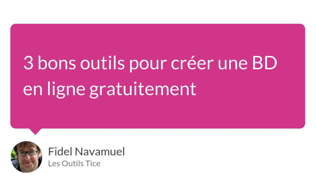 outilstice's tweet photo. Proposer à ces élèves de s’exprimer à travers la création d’une bande dessinée est un bon moyen pour obtenir investissement et dynamique dans un groupe classe.

Lire 👉 https://t.co/9Ysc4YMOiO

#BD #TICE #Narration https://t.co/S4bdR6zkQA