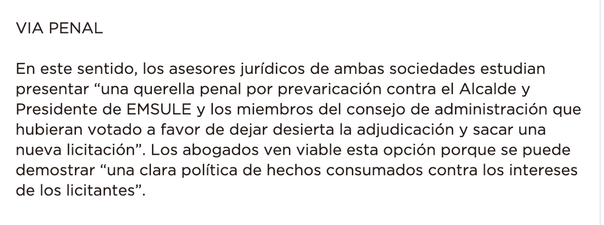 El Tribunal Superior de Justicia decidirá sobre la venta de dos parcelas de EMSULE 👉Las empresas presentan Recurso Contencioso y estudian demanda PENAL contra alcalde <a href="/AytoLeganes/">Ayuntamiento de Leganés</a>  y consejeros <a href="/Emsule_/">Emsule</a> ⚖️ aldialeganes.es/noticias/legan…