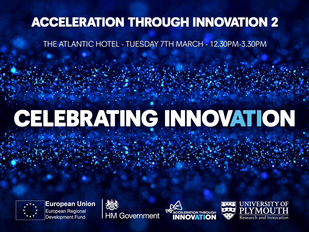 📣 Have you heard? 👀  Last week, tickets went live for our Celebrating Innovation event (7 March), taking place at The Atlantic Hotel, Newquay 🎟 Reserve yours now &amp; join our thriving network of SMEs 👇 be quick, over 50% of tickets are already taken eventbrite.co.uk/e/celebrating-…