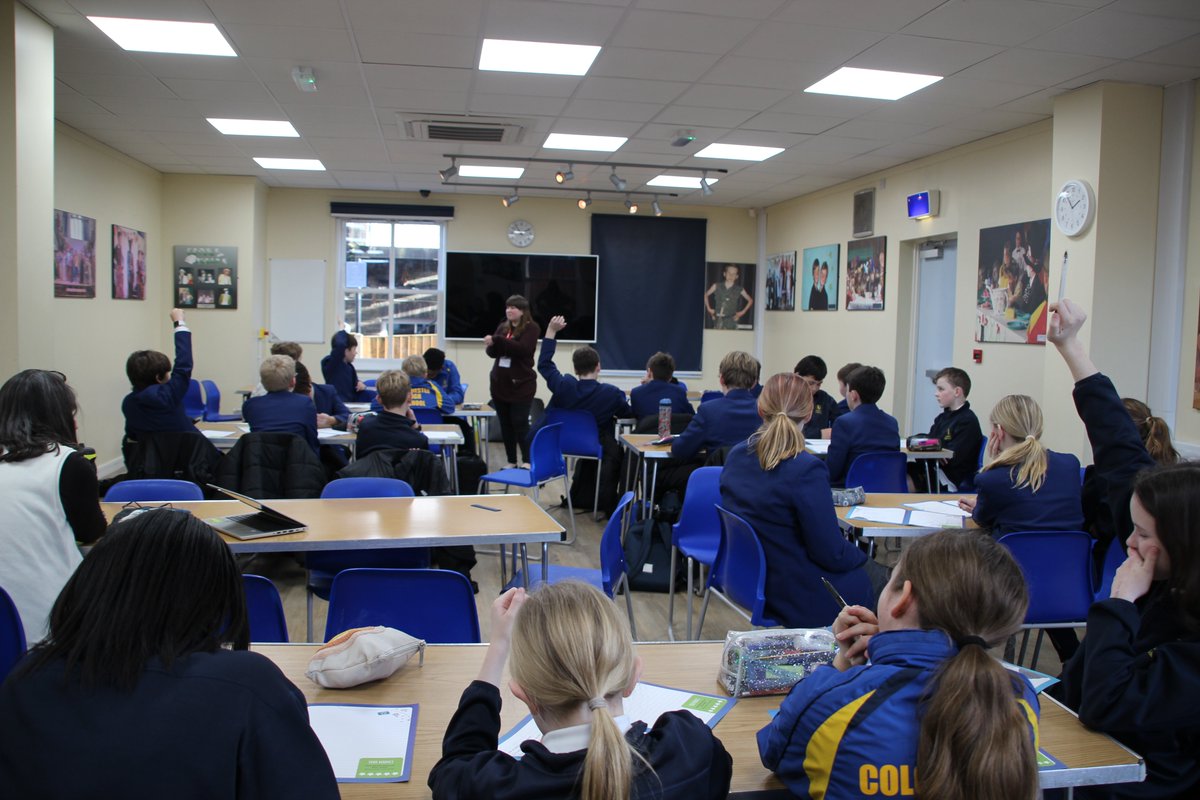 ColchesterHS's tweet photo. All KS3 students benefitted from a range of creative writing workshops run recently by local organisations!
#cognitaway @ColPrepHigh https://t.co/JGv9BNKrVq