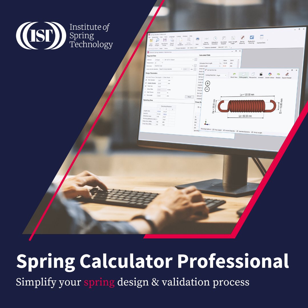 istsprings's tweet photo. We're here to make your job easier &amp; your #springs better👍

Used globally, SCP allows you to:
✅ Ensure your spring is safe &amp; make adjustments
✅ Access 100's of materials &amp; design standards
✅ Hone your design with material performance data

Head to: https://t.co/LxqFjqH3oh https://t.co/95oG1HcGSZ