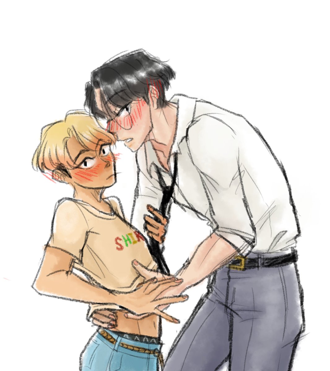 i make gay art and gay ocs and gay comics and my honest take is u guys should follow me, a gay artist, thank u https://t.co/GdeNGxz248