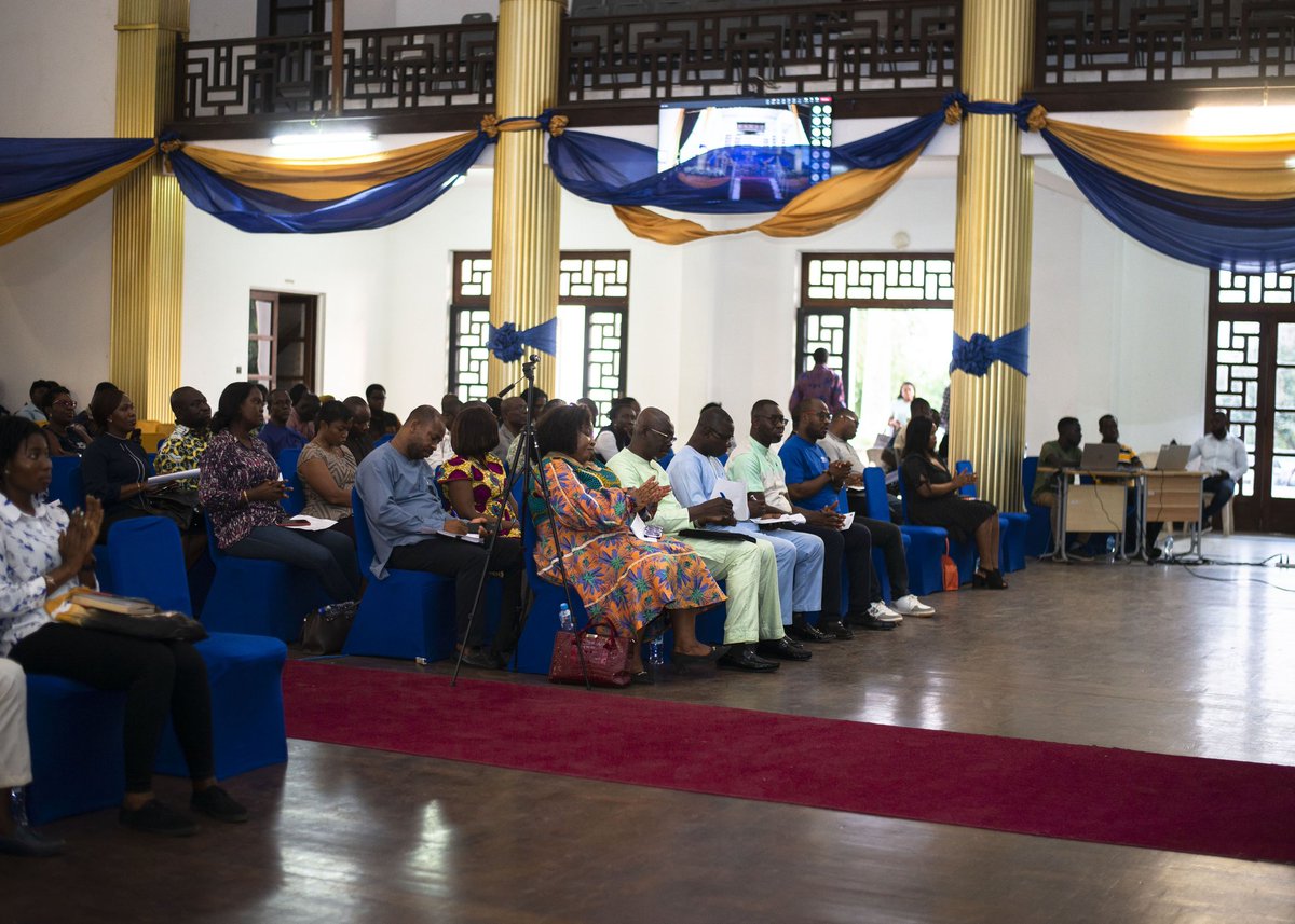 UG_SchoolOfLaw's tweet photo. Last week Friday, the @UG_SchoolOfLaw commenced a 2-week Orientation session for the newly admitted 19 Twin MA/LLM students.
To all those who graced the event, we say Ayekoo & Welcome to the only Law school in Ghana!
#UgsoL #SchoolOfLaw #law #LLM #ma #NewProgrammes https://t.co/DziFkiiosk