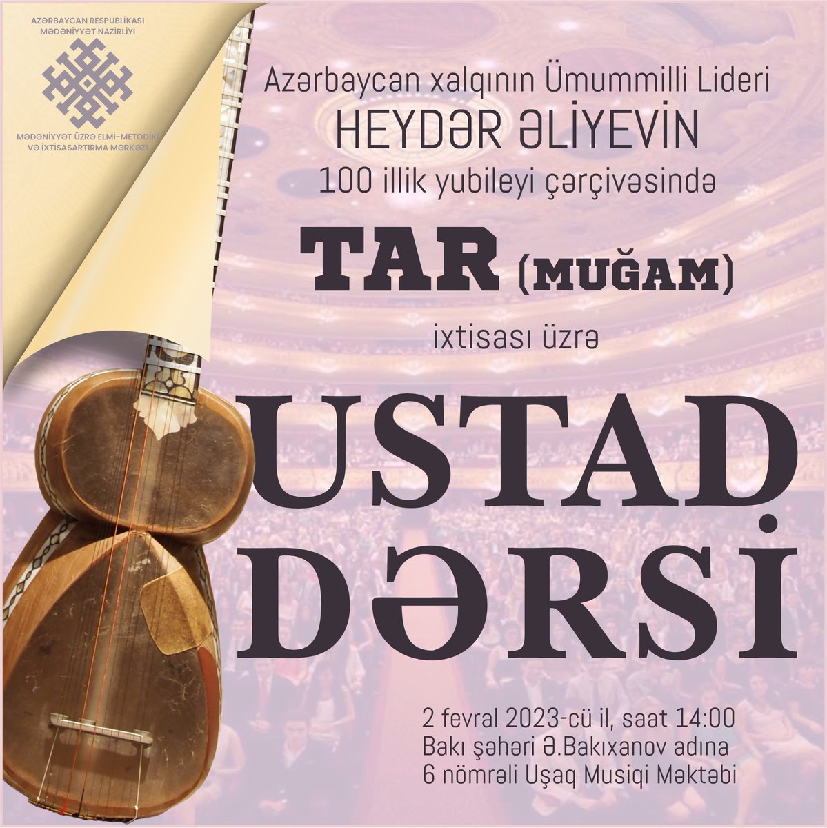MnMemim's tweet photo. #MEMIM #RegionlaraDəstək #UstadDərsləri #MetodikiYardım #Tar #Muğam #2fevral https://t.co/bjrs7ukoax