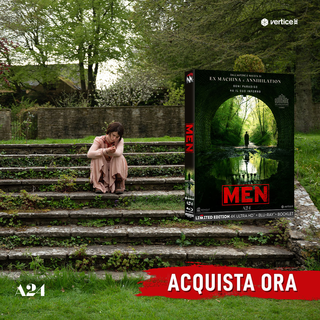 00factory's tweet image. Al suo terzo lungometraggio, Alex Garland arriva con un folk horror d’autore in cui la mascolinità tossica permette al soprannaturale di esplodere con mostruosa violenza. #Men vi aspetta in home video Limited Edition #MidnightFactory! Acquista ora ➡️ bit.ly/3tYXpuH