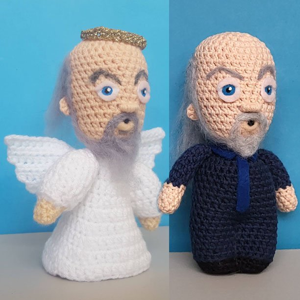 Forged_Art's tweet photo. @BillBailey trending in crochet form! Made my January. #billbaileycrochet  Thanks for existing @Snorkatron https://t.co/slWbRrqRY6