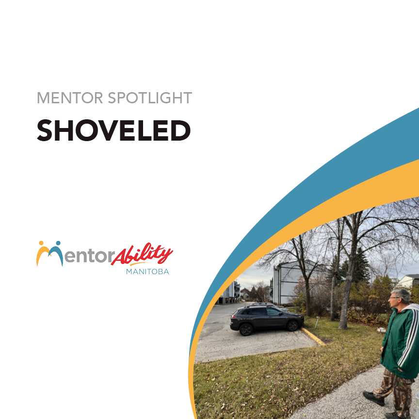 MentorAbilityMB's tweet photo. Last year we connected with Cole Lazaruk of Shoveled - a snow removal company here in Winnipeg.  Cole took the time to meet with one of our protégés to talk about his business, share how they got started &amp; explain how they've grown over the years. TY, Shoveled, for you support! https://t.co/gIBXDK7Oyf